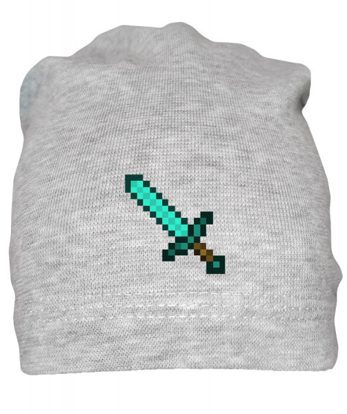 Minecraft čepice - Diamond Sword Edition