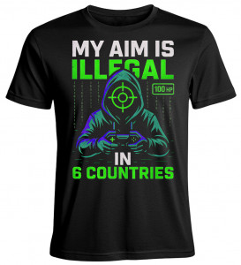 Tričko My Aim Is Illegal