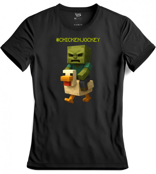 Koszulka Minecraft #ChickenJockey