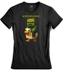 Tričko Minecraft #ChickenJockey