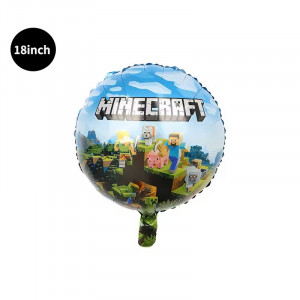 80x Narozeninové nafukovací balónky Minecraft