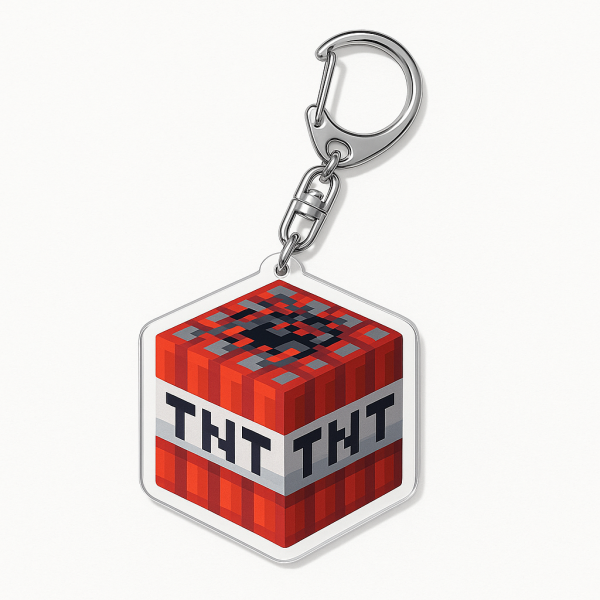 Přívěsek Minecraft TNT