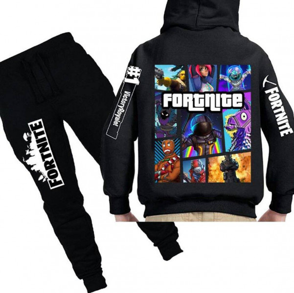 Tepláková souprava Fortnite Mosaic Black