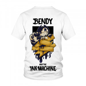 T-shirt Bendy White