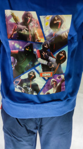 Tepláková souprava na zip Fortnite III Blue