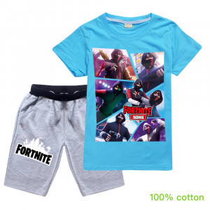 Kraťasy a tričko Fortnite Ikonik Blue
