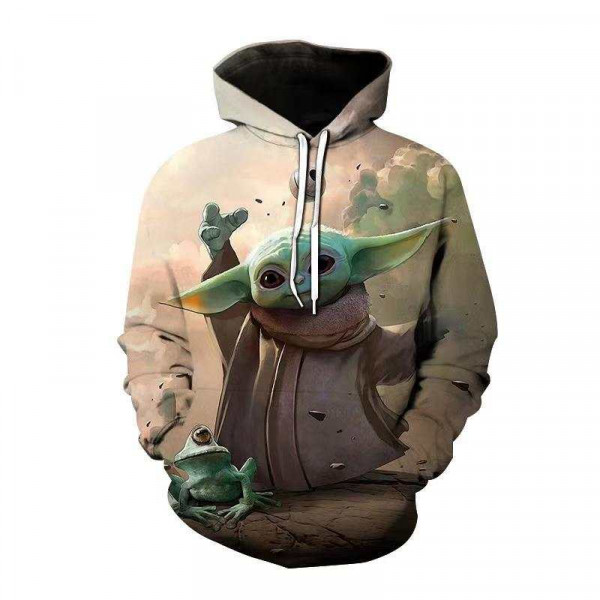 Sweatshirt Baby Yoda and Frog