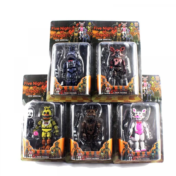 FNAF figurky 5ks 14cm Five Nights At Freddy´s