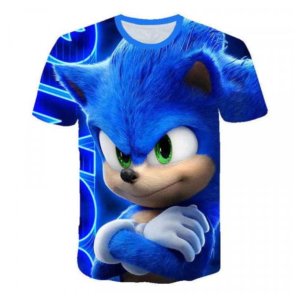 Tričko Sonic Full Blue