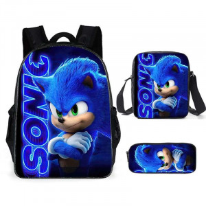 School backpack Sonic I, case and bag