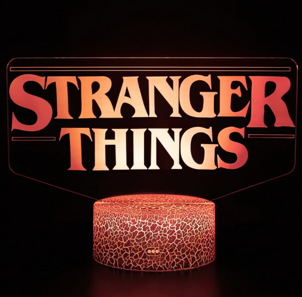 Lampa LED 3D Stranger Things