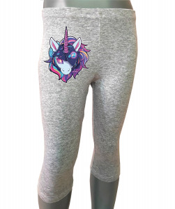 Dívčí 3/4 legíny Unicorn Patch 4 barvy