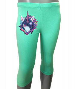 Dívčí 3/4 legíny Unicorn Patch 4 barvy