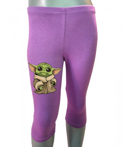 Dívčí 3/4 legíny Baby Yoda 4 barvy