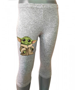 Dívčí 3/4 legíny Baby Yoda 4 barvy