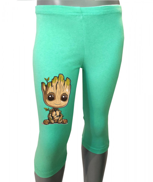 Dívčí 3/4 legíny Baby Groot 4 barvy